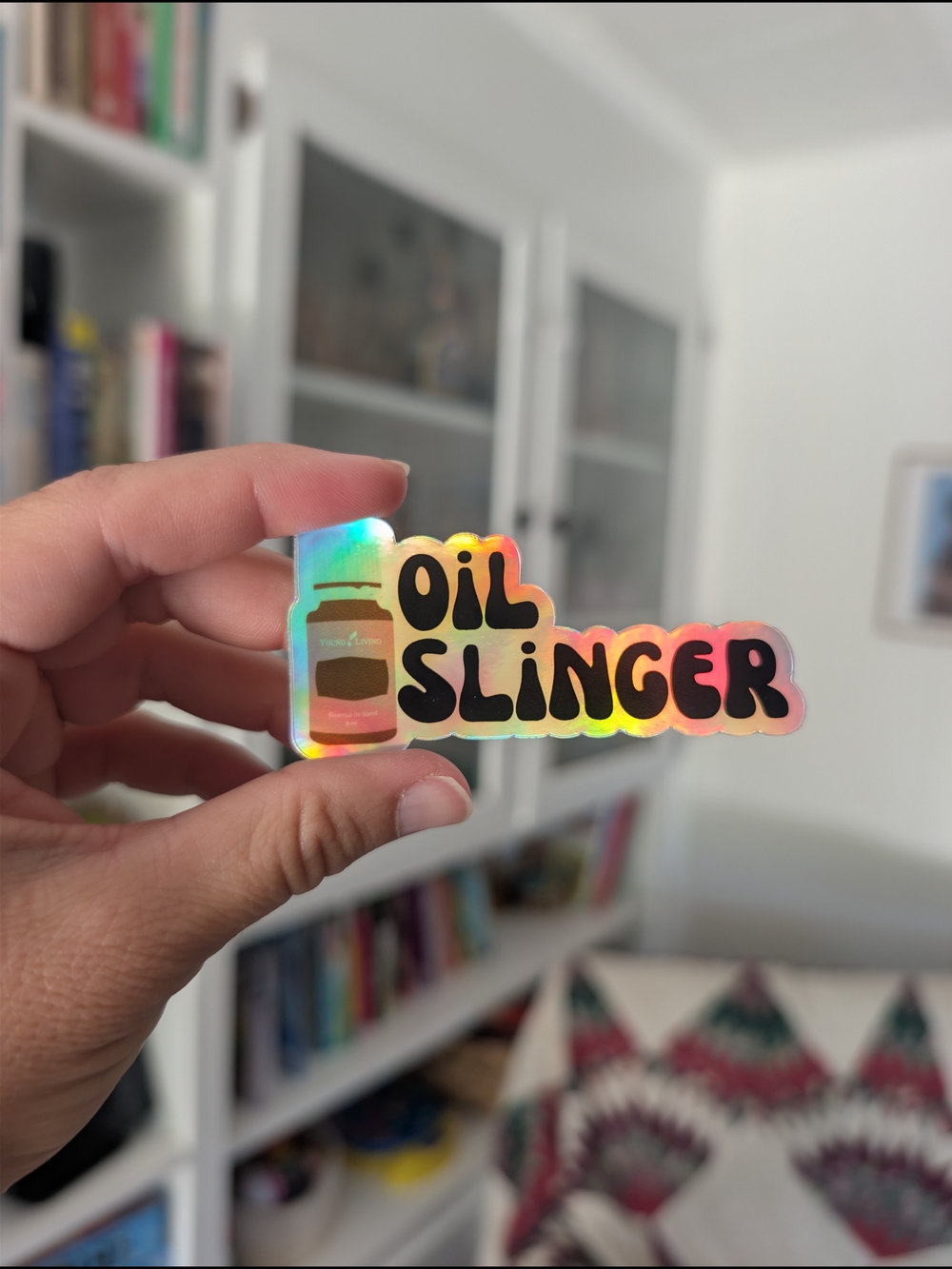 Holographic "Oil Slinger" Sticker